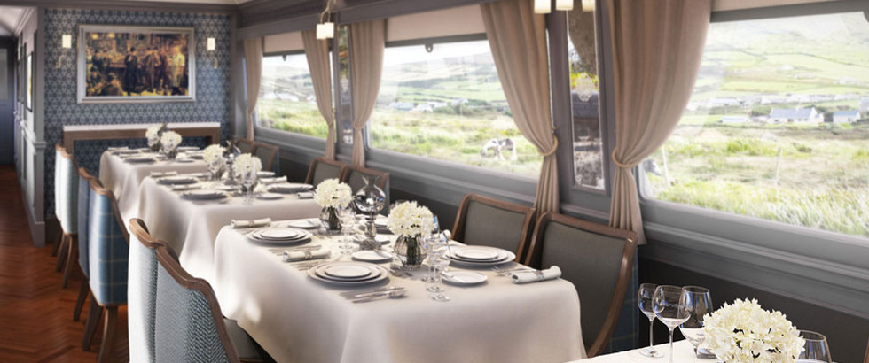 Dine in a Former Orient Express Train Car in Galway, Ireland